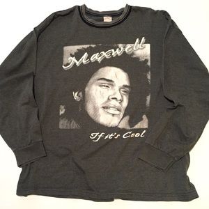 Vintage Maxwell Music/ Band Long Sleeve T-Shirt